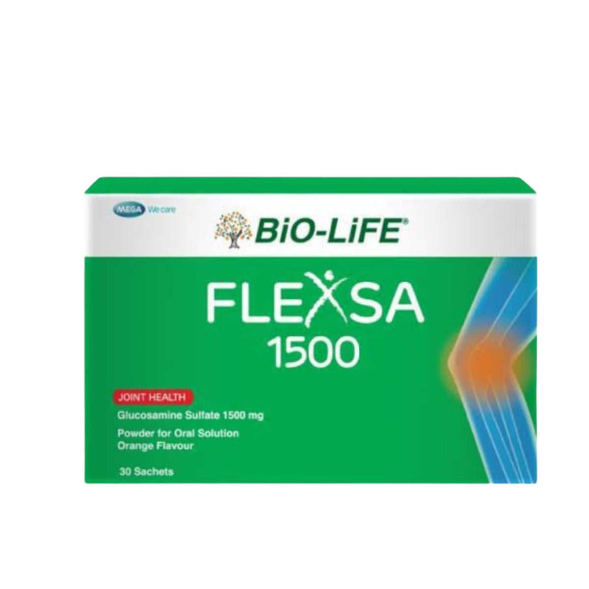 BIO-LIFE FLEXSA 1500MG GLUCOSAMINE SULFATE 30S