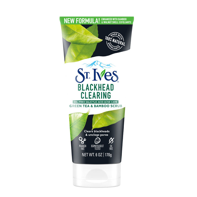 ST IVES BLACKHEAD CLEARING GREEN TEA SCRUB 170G