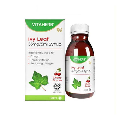 VITAHERB IVY LEAF 35MG/5ML SYRUP(CHERRY) 100ML