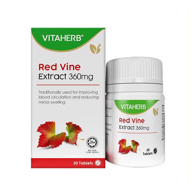 VITAHERB RED VINE 360MG 30S