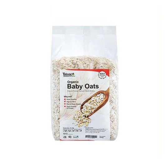 TRESOR CEREAL ORGANIC BABY OATS 500G