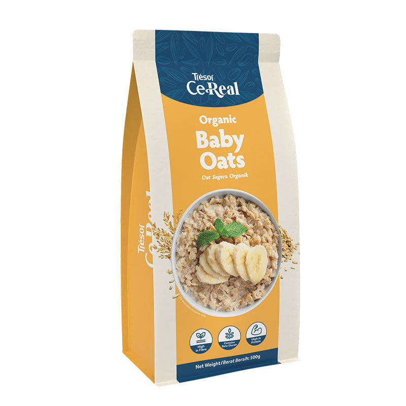 TRESOR CEREAL ORGANIC BABY OATS 500G