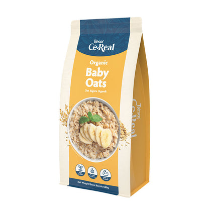 TRESOR CEREAL ORGANIC BABY OATS 500G