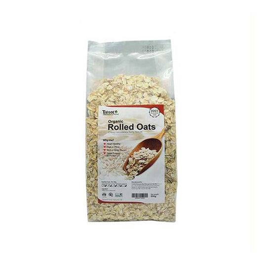 TRESOR CEREAL ORGANIC ROLLED OATS 500G