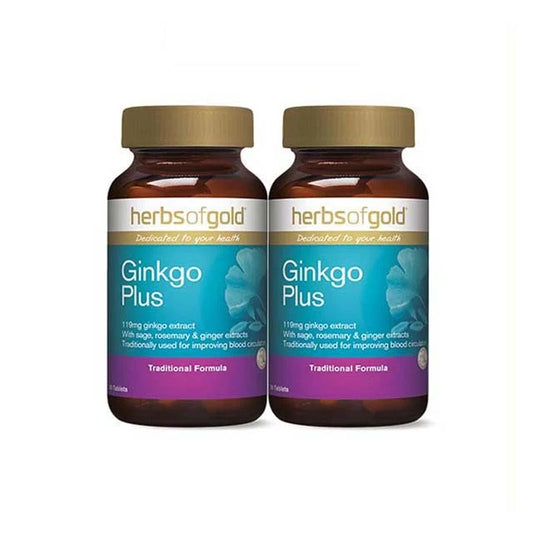 HERBS OF GOLD GINKGO PLUS 90SX2