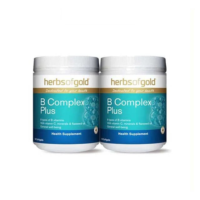 HERBS OF GOLD VITAMIN B COMPLEX PLUS 90SX2