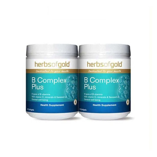 HERBS OF GOLD VITAMIN B COMPLEX PLUS 90SX2
