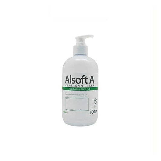 ALSOFT A RAPID ACTING HAND RUB HAND SANITIZER 500ML