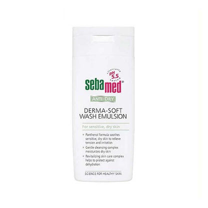 SEBAMED ANTI-DRY DERMA-SOFT WASH EMULSION BODY WASH 200ML