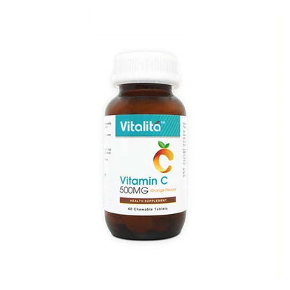 VITALITA VITAMIN C 500MG CHEWABLE 60S
