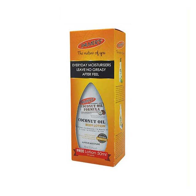 palmer's coconut oil body lotion 400ml PALMERS COCONUT OIL FORMULA BODY LOTION 400ML + LOTION 50ML