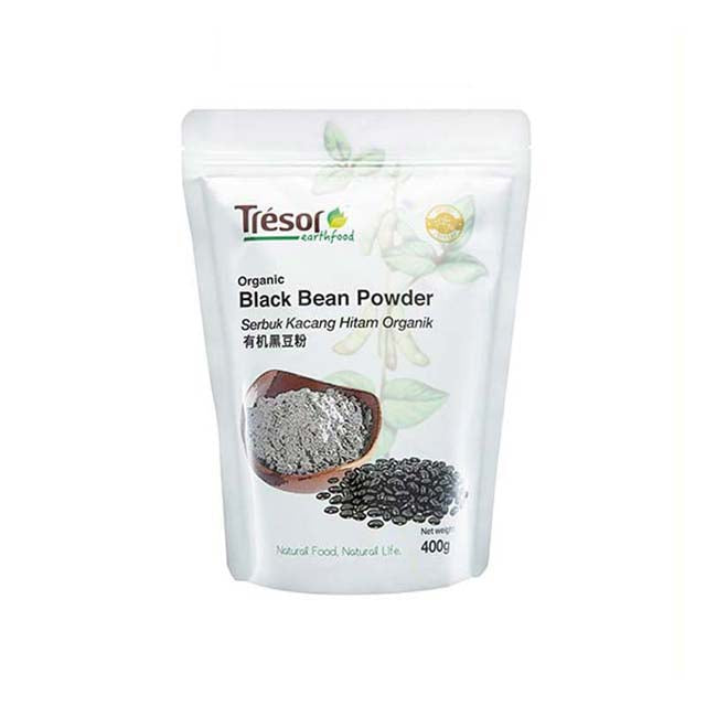 TRESOR EARTHFOOD ORGANIC BLACK BEAN POWDER 400G