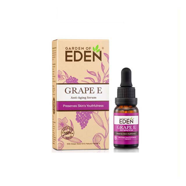 GARDEN OF EDEN GRAPE E ANTI AGEING SERUM 15ML