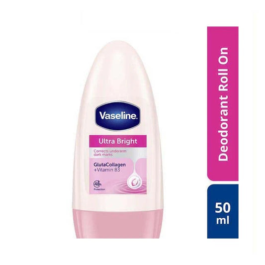 VASELINE GLUTAGLOW SERUM DEODORANT ROLL ON ULTRA BRIGHT 45ML