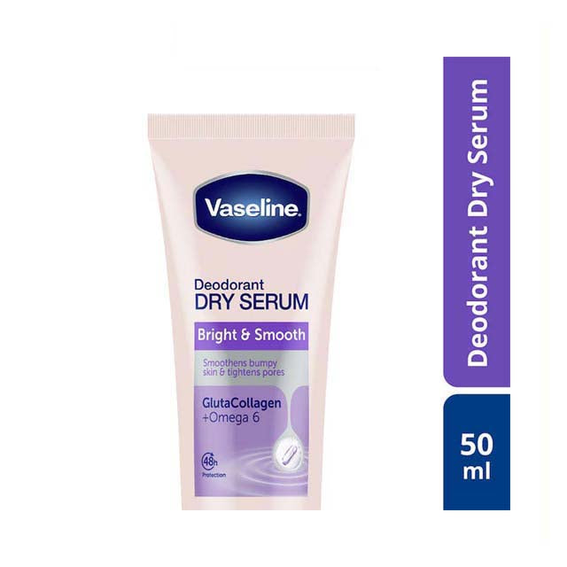 VASELINE DEODORANT DRY SERUM BRIGHT & SMOOTH 50ML