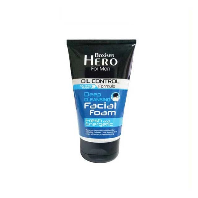 BOXISER HERO FOR MEN DEEP CLEANSING FACIAL FOAM 100ML