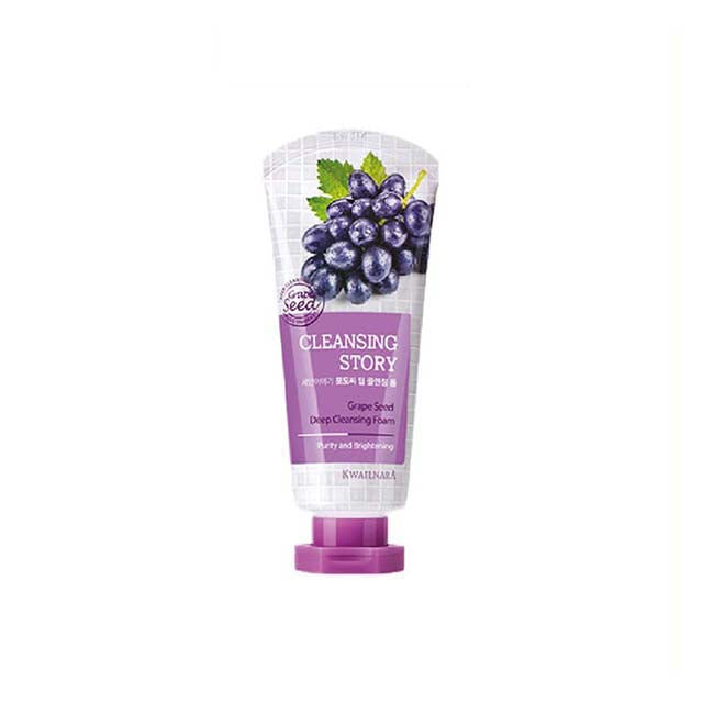 BODY BUDDY KWAILNARA CLEANSING STORY GRAPE SEED DEEP CLEANSING FOAM 120G