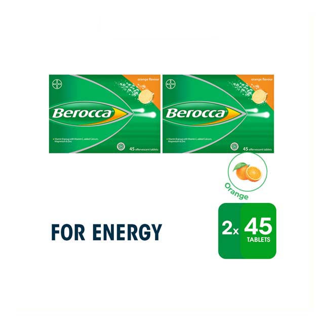 BEROCCA EFFERVESCENT ORANGE 45SX2