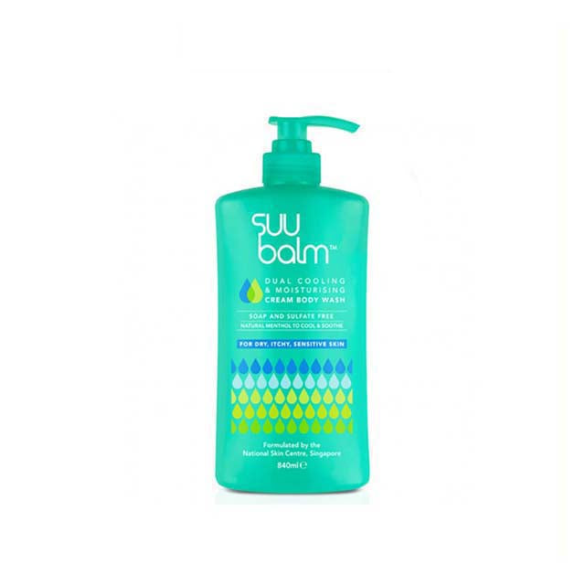 SUU BALM DUAL COOLING & MOISTURISING CREAM BODY WASH 840ML