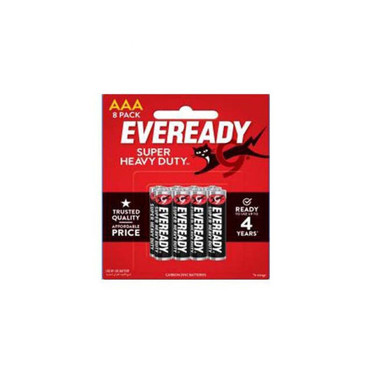 EVEREADY SUPER HEAVY DUTY AAA 8S