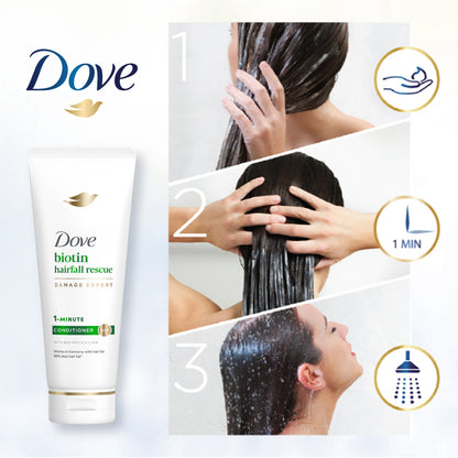 DOVE S-CON BIOTIN HAIRFALL RESCUE 170ML