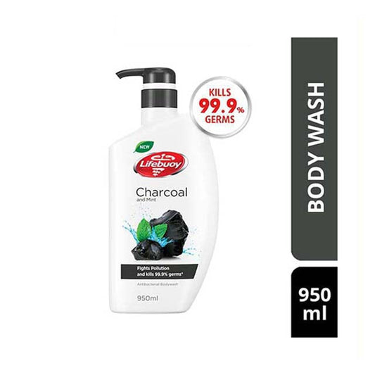 LIFEBUOY BODY WASH CHARCOAL MINT 900ML
