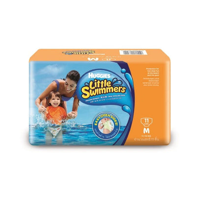 HUGGIES LITTLE SWIMMERS REGULAR 11-15KG DISPOSABLE SWIMPANTS M 11S