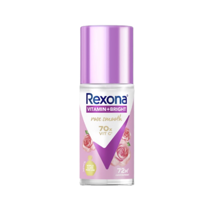 REXONA WOMEN DEODORANT ROLL ON VITAMIN + BRIGHT ROSE GLOW 45ML