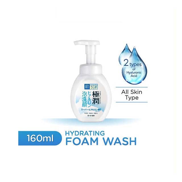 HADA LABO SUPER HYALURONIC ACID HYDRATING FOAMING WASH 160ML