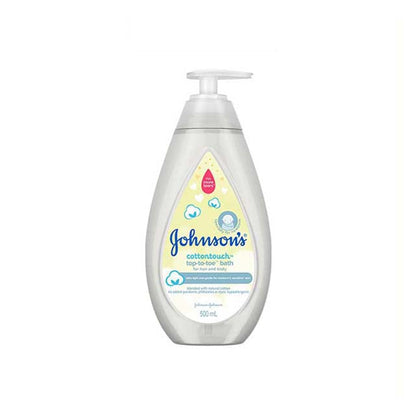 JOHNSONS BABY COTTONTOUCH TOP-TO-TOE BATH FOR HAIR AND BODY 500ML