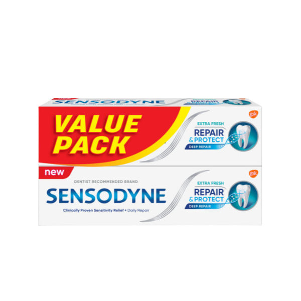 SENSODYNE REPAIR & PROTECT EXTRA FRESH 100G X 2