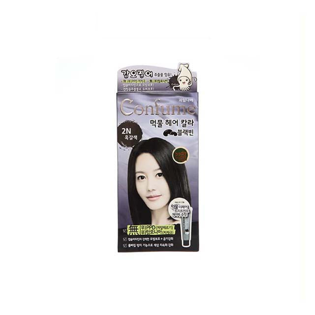CONFUME BLACK BEAN SQUID INK HAIR COLOR 2N BLACK BROWN