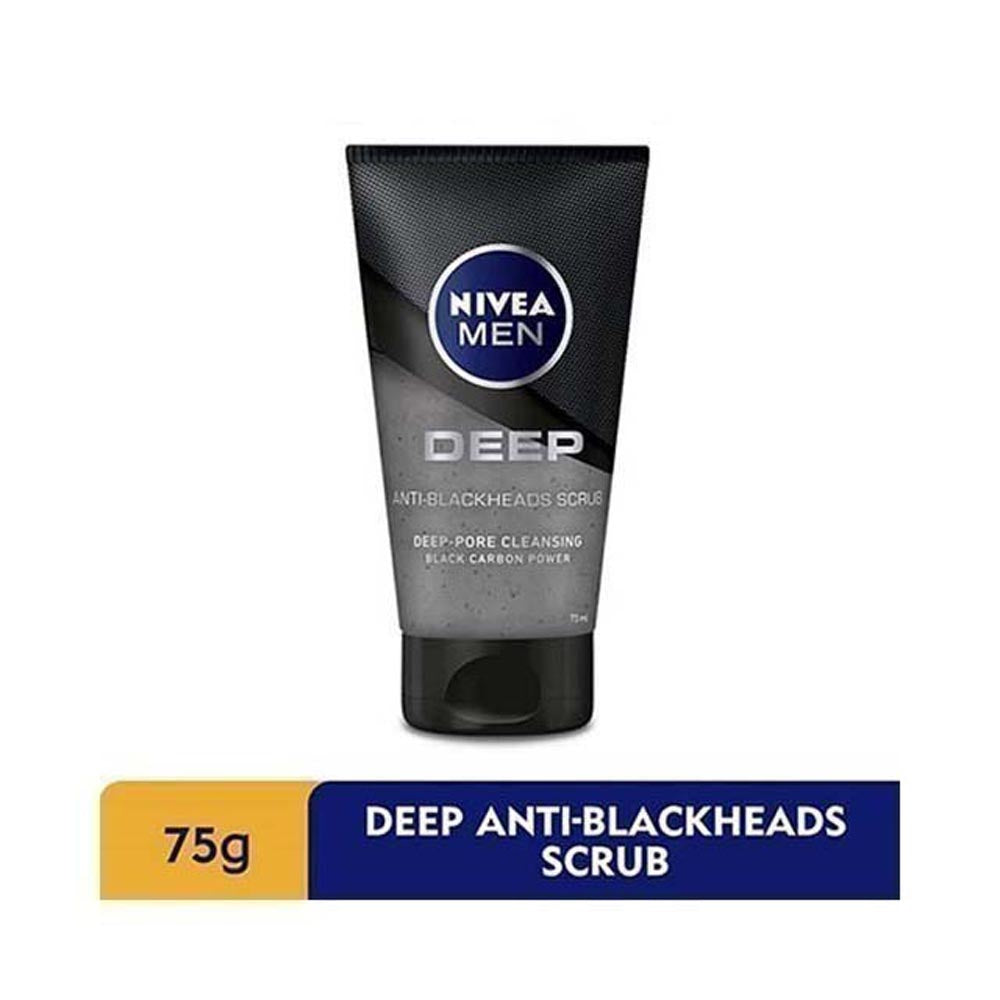 NIVEA FOR MEN DEEP ANTI-BLACKHEADS SCRUB 75ML