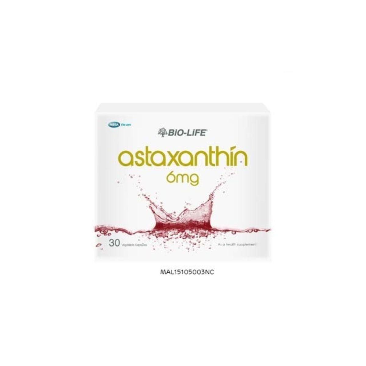 BIO-LIFE ASTAXANTHIN 6MG 30S