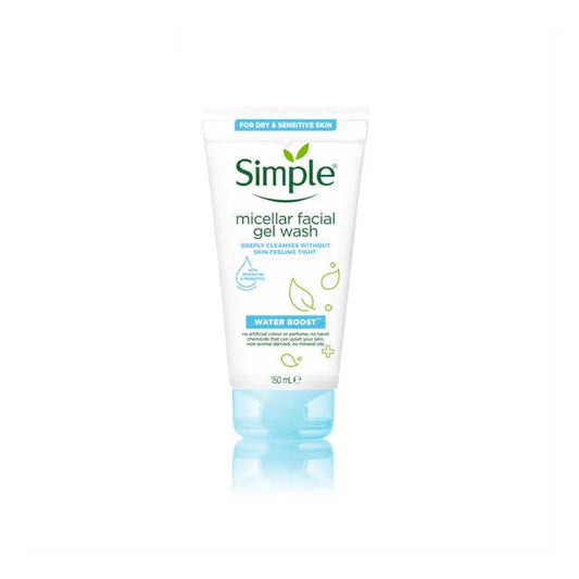 SIMPLE WATER BOOST MICELLAR FACIAL GEL WASH 150ML