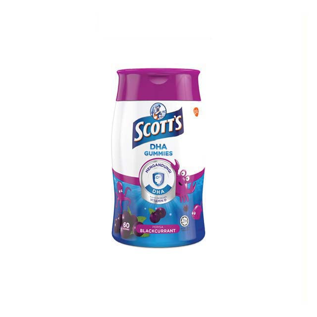 SCOTTS DHA GUMMIES BLACKCURRANT 60S