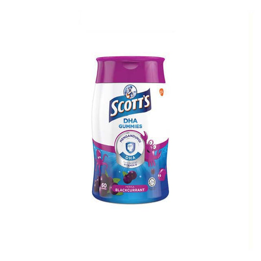 SCOTTS DHA GUMMIES BLACKCURRANT 60S