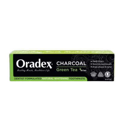 ORADEX CHARCOAL TOOTHPASTE - GREEN TEA 120G