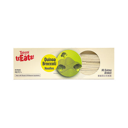 TRESOR TREATS QUINOA BROCCOLI FLAT NOODLE 200G