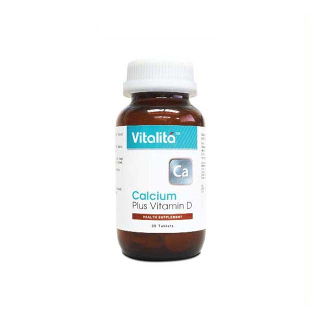 VITALITA CALCIUM PLUS VITAMIN D 60S