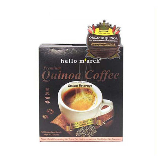 HELLO MARCH PREMIUM QUINOA COFFEE 30G 12S