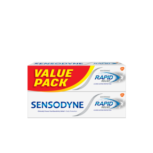 SENSODYNE RAPID RELIEF WHITE 100G X 2