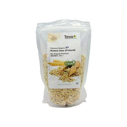TRESOR CEREAL FINN' SIGNATURE ORGANIC ROLLED OATS 500G