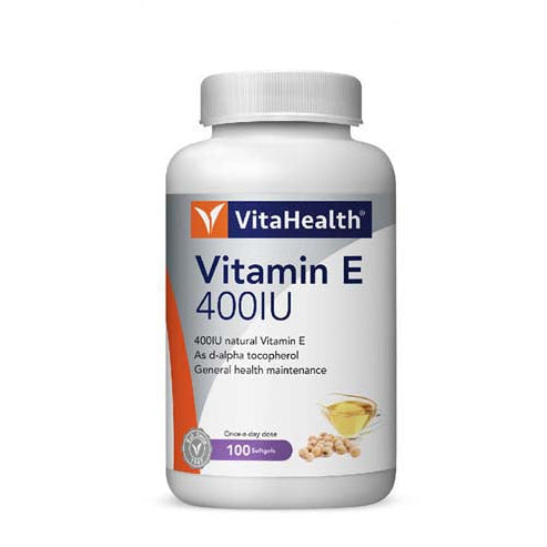 VITAHEALTH VITAMIN E 400IU 100S