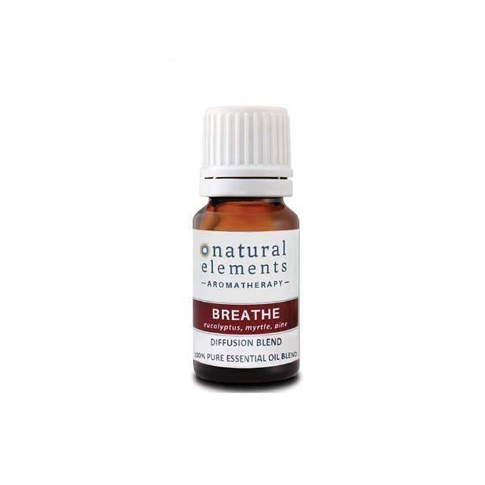 NATURAL ELEMENTS AROMATHERPY BREATHE ESSENTIAL OIL BLEND 10ML