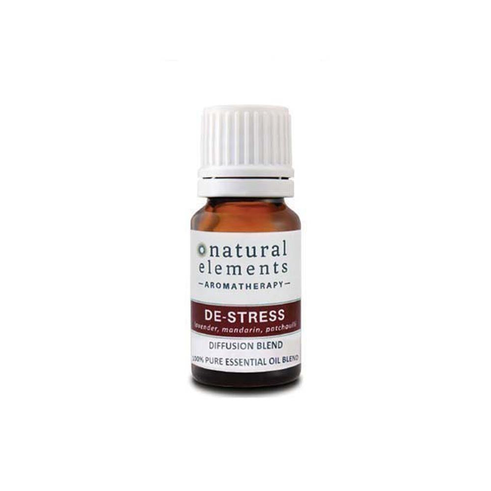 NATURAL ELEMENTS AROMATHERPY DE-STRESS OIL BLEND 10ML
