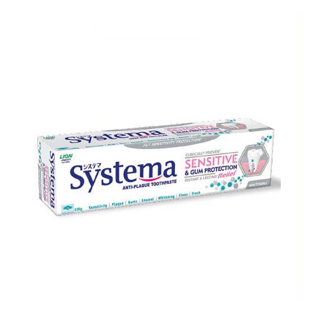 SYSTEMA SENSITIVE TOOTHPASTE WHITENING 100G