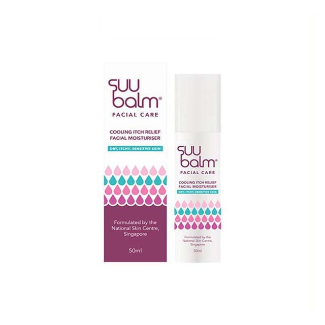 SUU BALM COOLING ITCH RELIEF FACIAL MOISTURISER 50ML