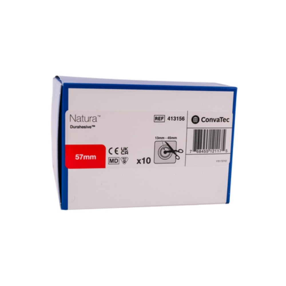 CONVATEC SUR FIT NATURA DURAHESIVE WAFER 57MM (413156) 10S