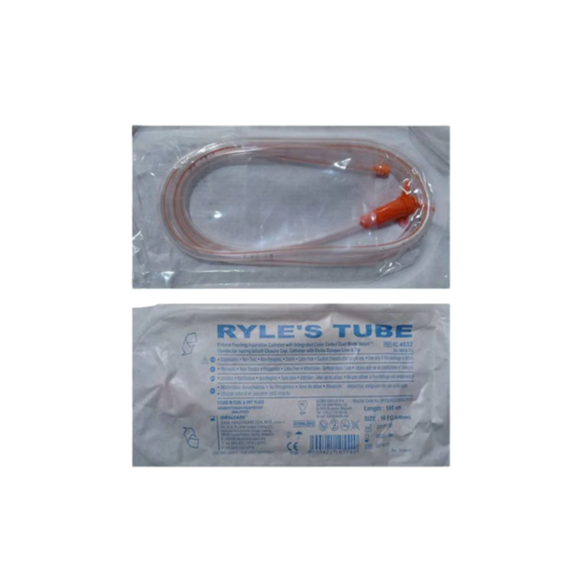 HOSPITECH RYLES TUBE SZ 16FG W/X-RAY LINE